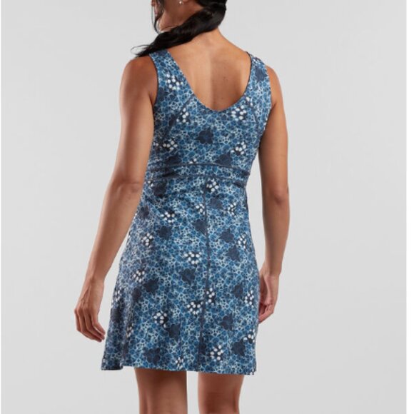 TITLE NINE SIZE MEDIUM NWOT DREAM V NECK DRESS BLUE MAYA - Picture 3 of 13